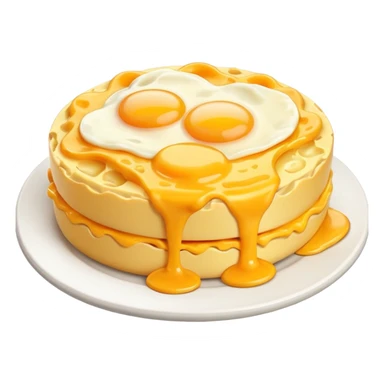 Cheesy eggs sticker