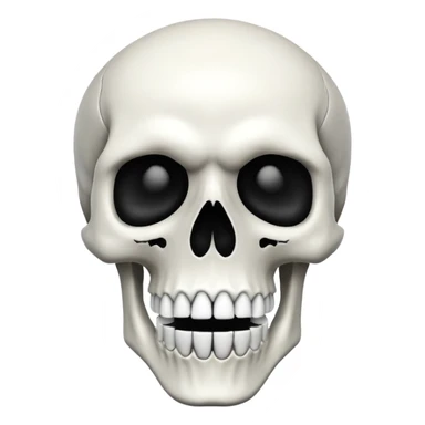 tête de mort avec une bouche de sigma sticker