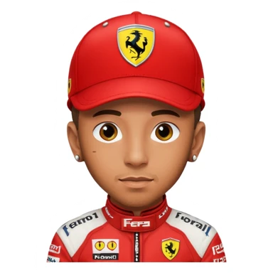 Lewis hamilton ferrari sticker