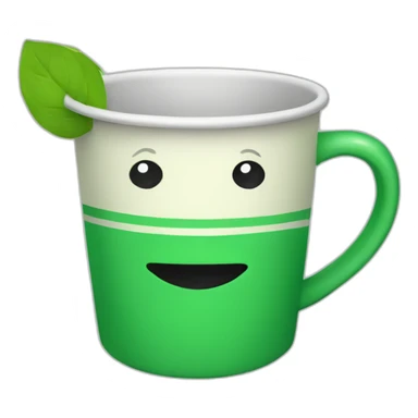 Green Jacobs cup sticker