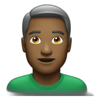 a man under the lights, an emerald in his eyes sticker