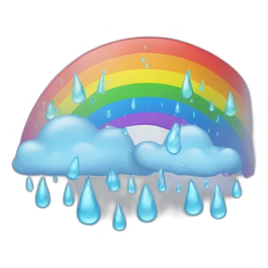 rainbow rain sticker