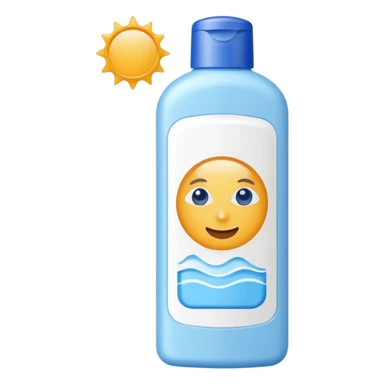 Sunscreen sticker