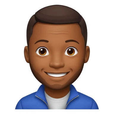 Marcus "Pleasure P" Cooper with dark brown hair sticker