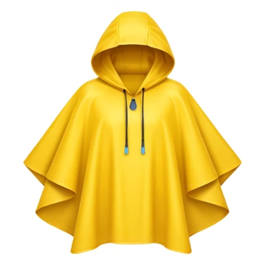 rain poncho cloth sticker