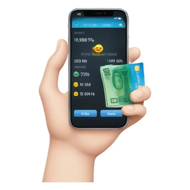 empty bank account app sticker