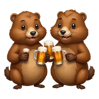 Beavers Drink Beer
 sticker