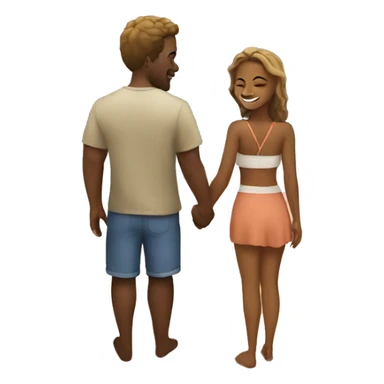 Romantic on the beach sticker