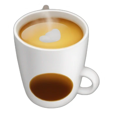 Chat qui boit du thé  sticker