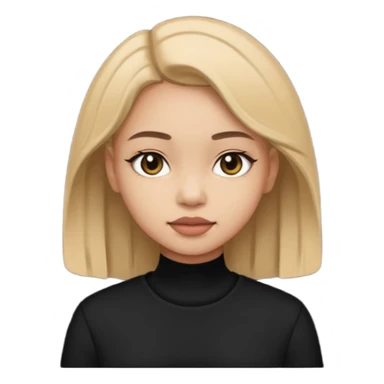 celui en bas à gauche est plutôt bien mais enlève les oreilles de chat et met ses habits en noir  sticker