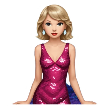 Taylor swift the life of a showgirl cover sticker