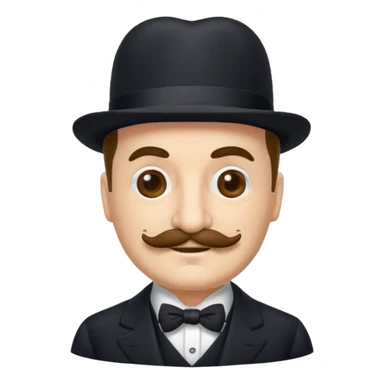 Hercules poirrot as an emoji sticker