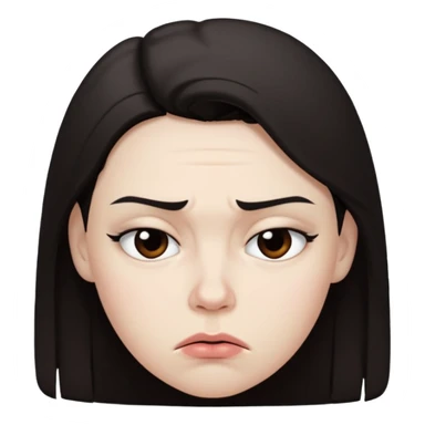 Personne qui boude  sticker