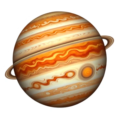Jupiter planet sticker