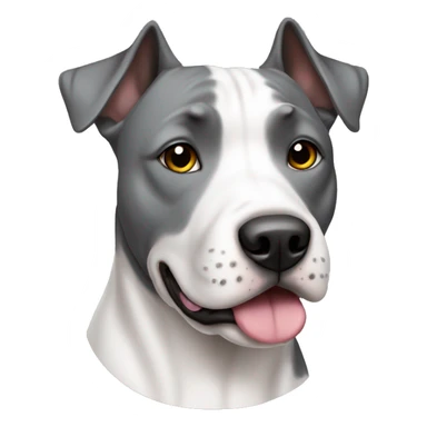 Amstaff grey sticker