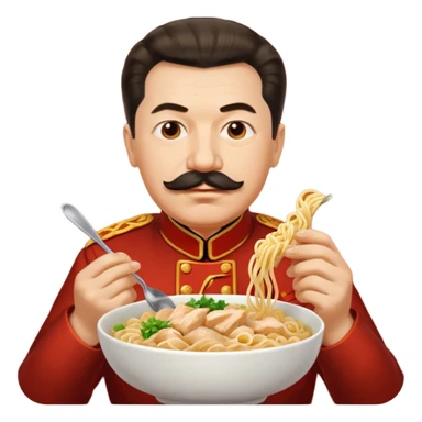 Stalin ăn mì gà sticker