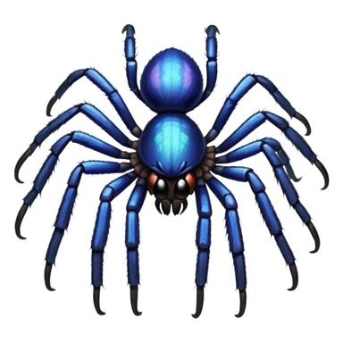 blue tarantula sticker