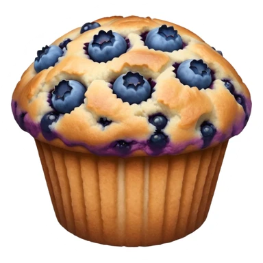 Blueberry muffin sticker
