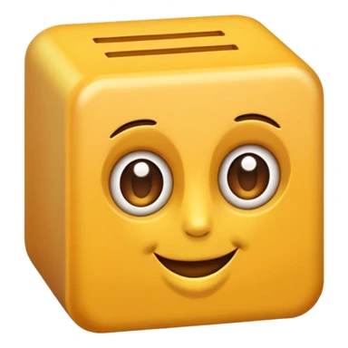 коробка без лица sticker