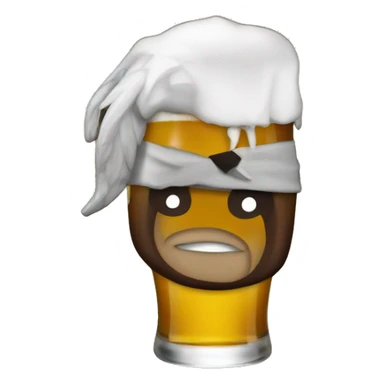 Uno squalo che beve la birra sticker