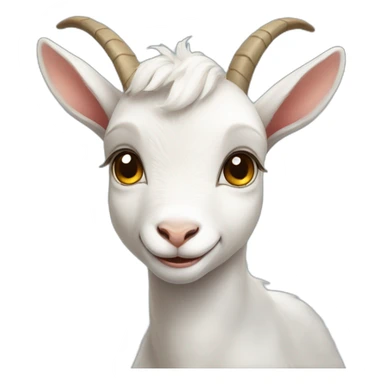 cute baby goat sticker