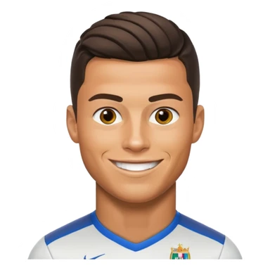 Cristiano Ronaldo football emojis sticker