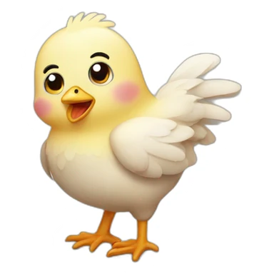 little chicken sticker