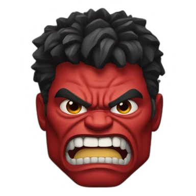 Red Hulk sticker