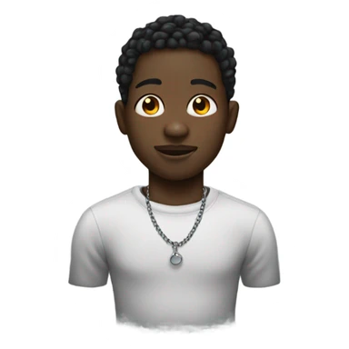 black boy with piercings sticker