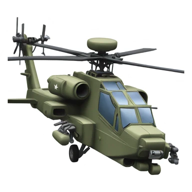 Apache helicopter sticker