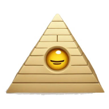Pyramide illumina sticker