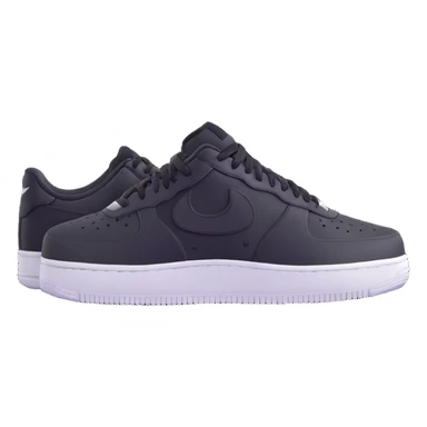 all black Nike Air Force 1 shoes sticker
