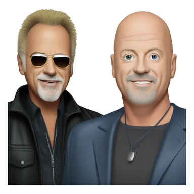 billy joel and sting sticker