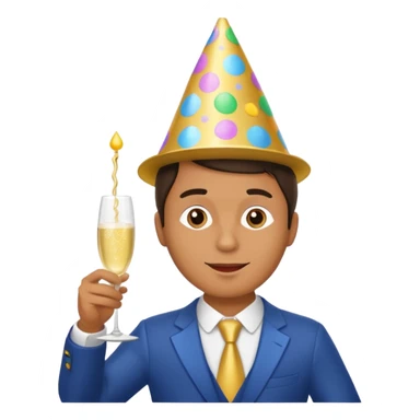 Hombre fiestero  sticker