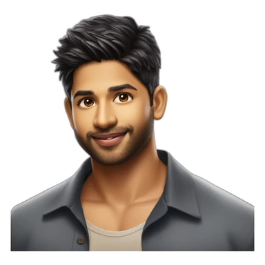 Allu arjun sticker