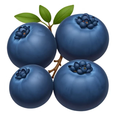 blue berries sticker