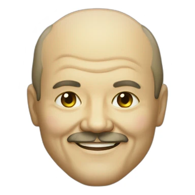 Vladimir Lenin smiling sticker
