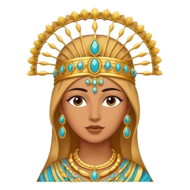 una diosa de la época púnica, de alto rango sticker