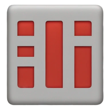 A red square emoji with the letter L sticker