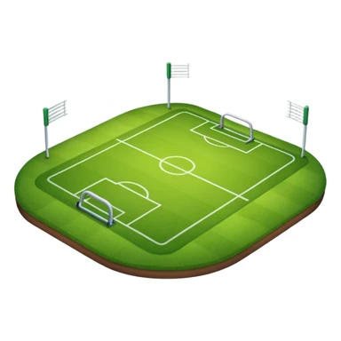 sports ground on a transparent background sticker