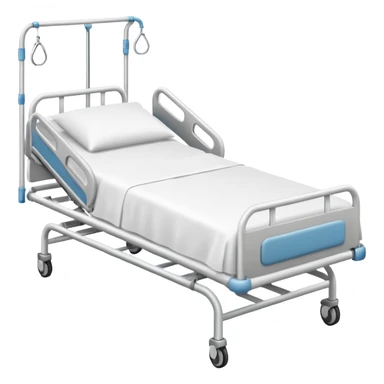 A hospital bed sticker