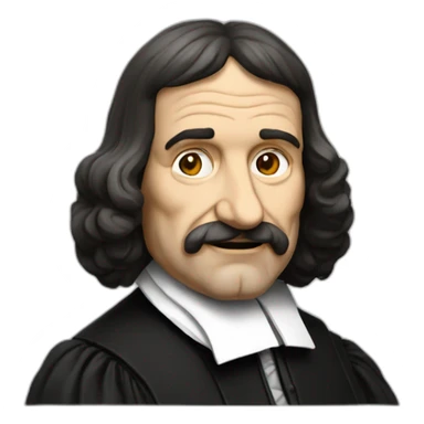 Descartes  sticker
