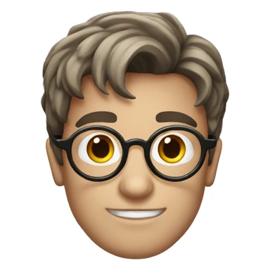 harry potter with glasses sticker