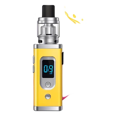 Pink yellow and silver lost Mary vape sticker