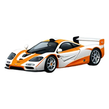 McLaren F1 car sticker