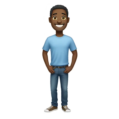 Smiling American Man sticker