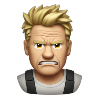 angry gordon ramsey sticker