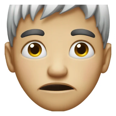 A face ugly crying sticker