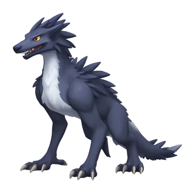  Nargacuga-Lombax-Sergal-Vernid-Fakemon full body sticker