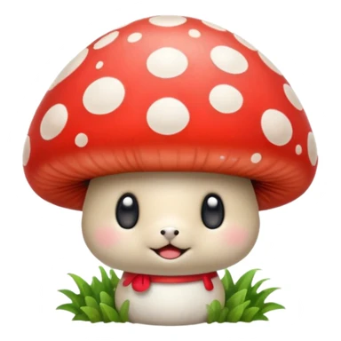 Mushroom pet sticker